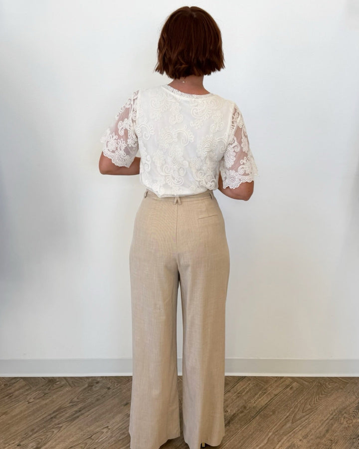 Jeff Wide Leg Darted Pantwide leg trouser