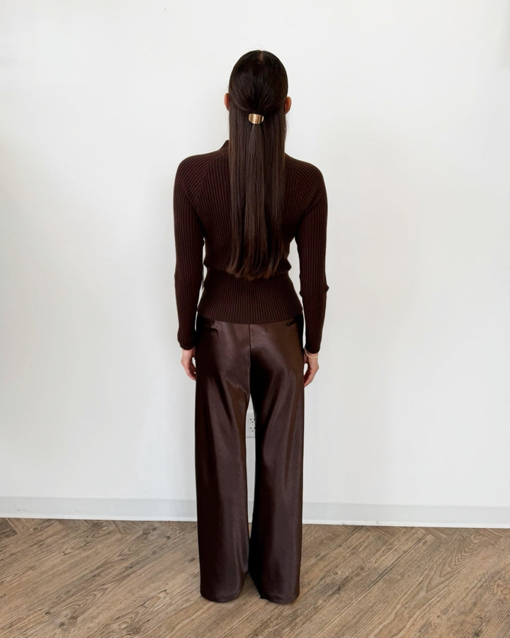 Jeiel Satin Bias Pantpull on pant