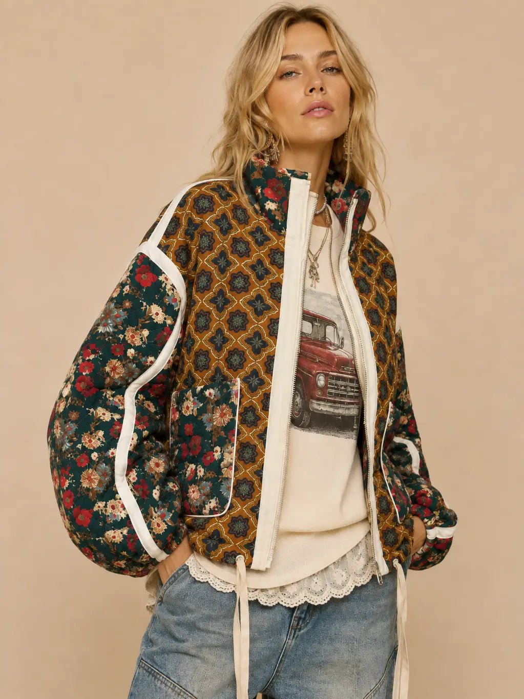 Jenny Patchwork Quilted Jacketjacket