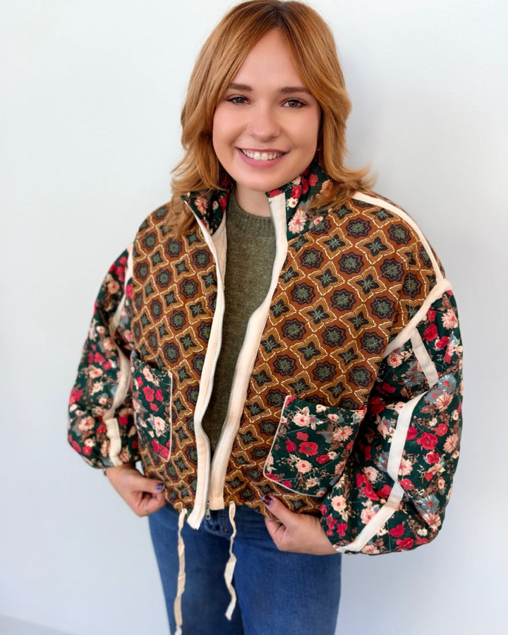 Jenny Patchwork Quilted Jacketjacket