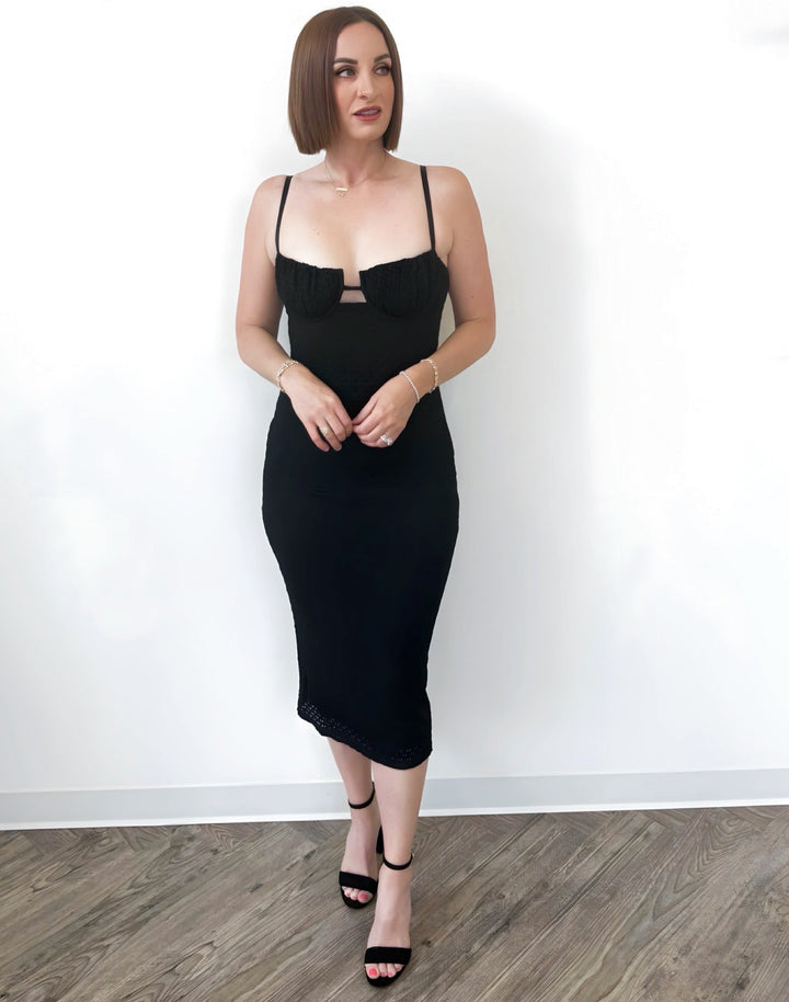 Joanie Textured Bodycon DressDress