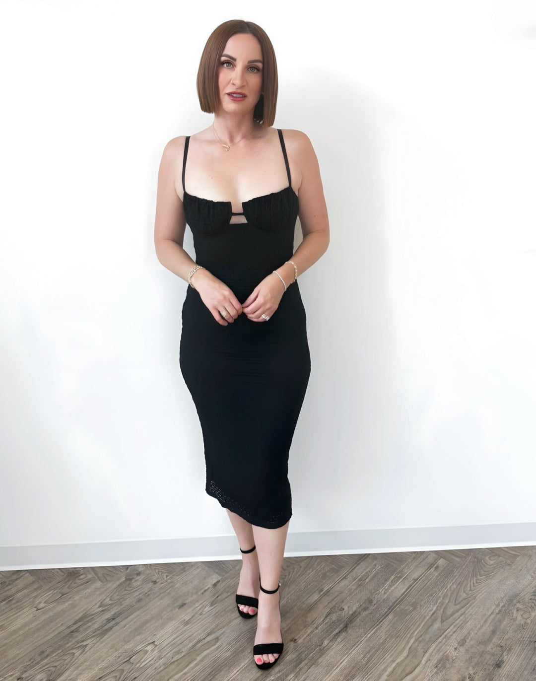 Joanie Textured Bodycon DressDress