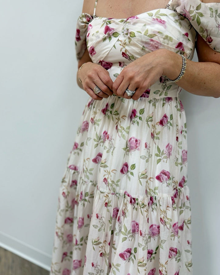 Josette Midi Dress with Floral PrintDress