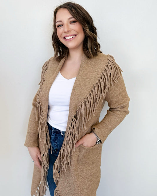 Julianna Fringe Collar CoatCoat