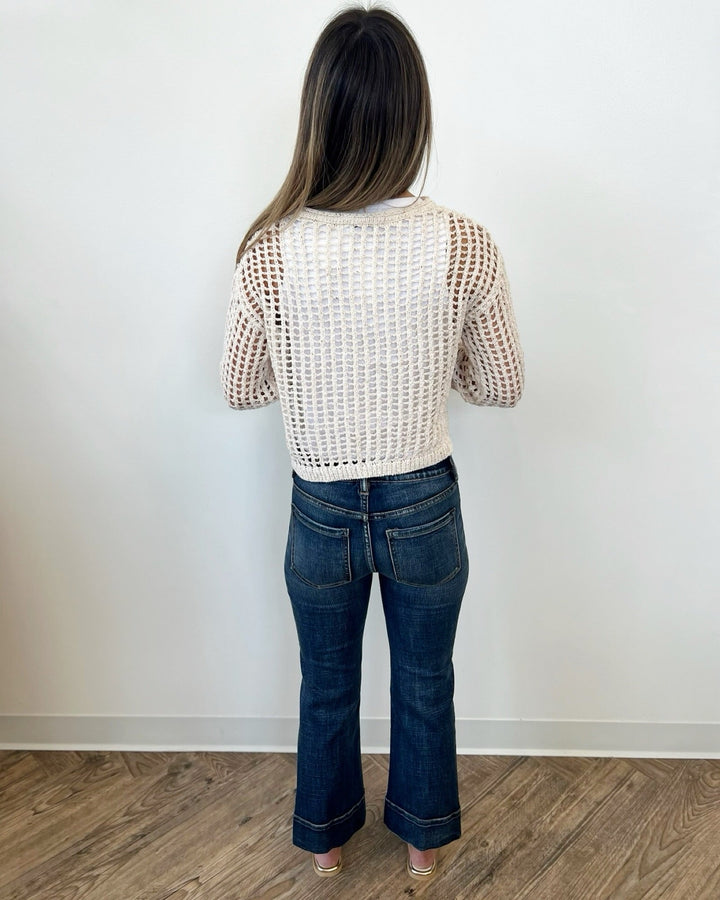 Kaden Open Stitch Crochet SweaterSweater