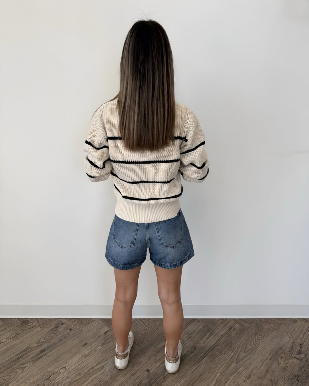 Kai Striped Long Sleeve SweaterSweater
