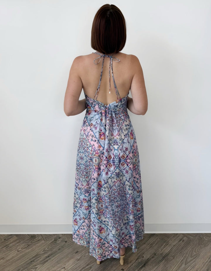 Kaplan V Neck Sleeveless Maxi DressDress