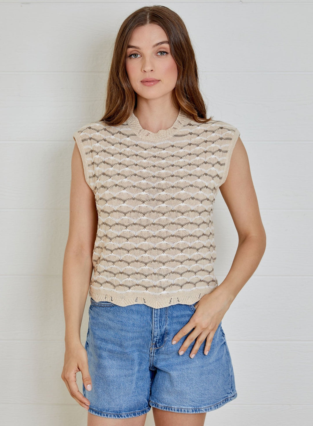 Karina Short Sleeve Knit Topshort sleeve knit