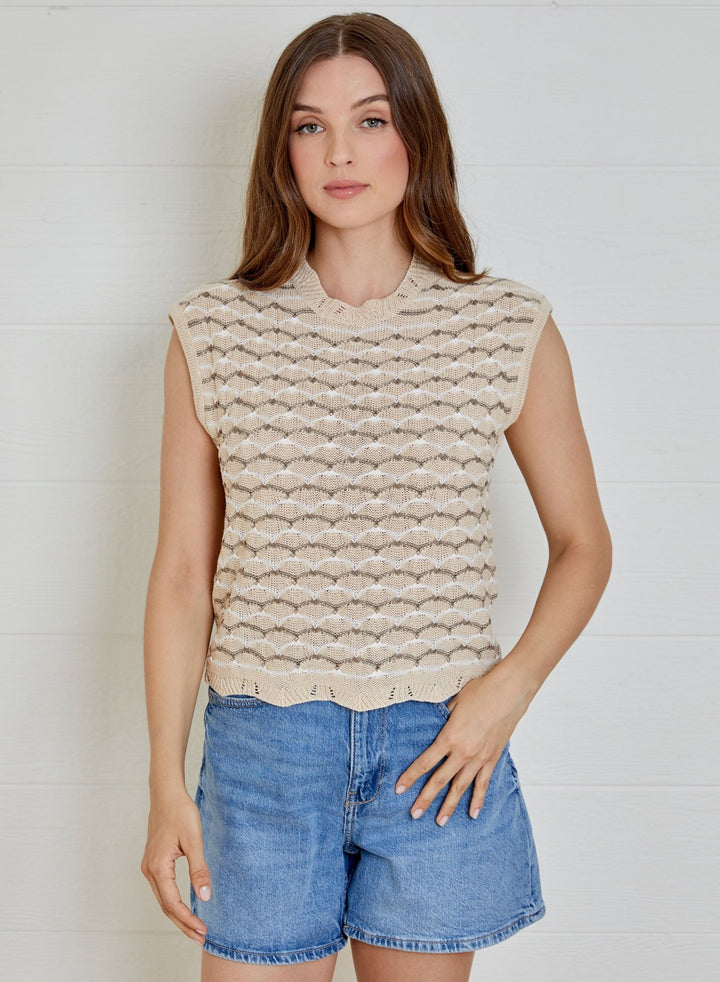 Karina Short Sleeve Knit Topshort sleeve knit
