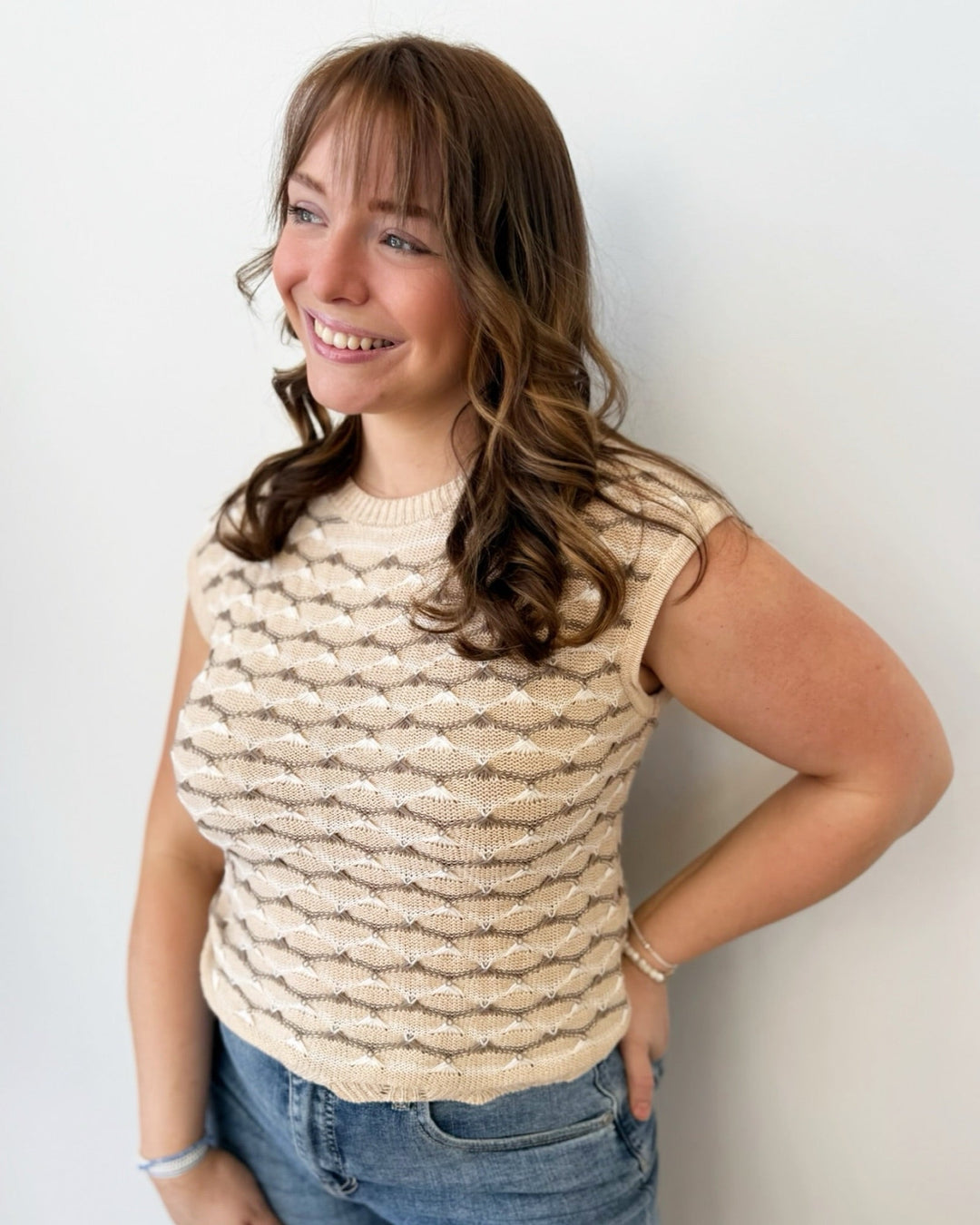 Karina Short Sleeve Knit Topshort sleeve knit
