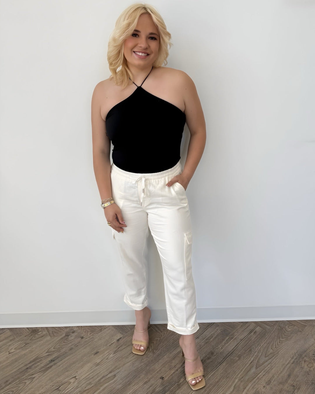 Keelee Sleeveless Halter TopTop