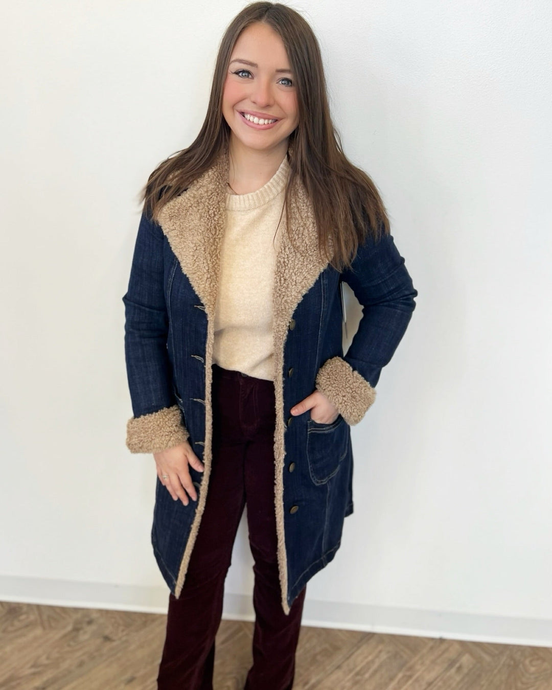 Keily Sherpa Midi Trench CoatLM1C05FH5