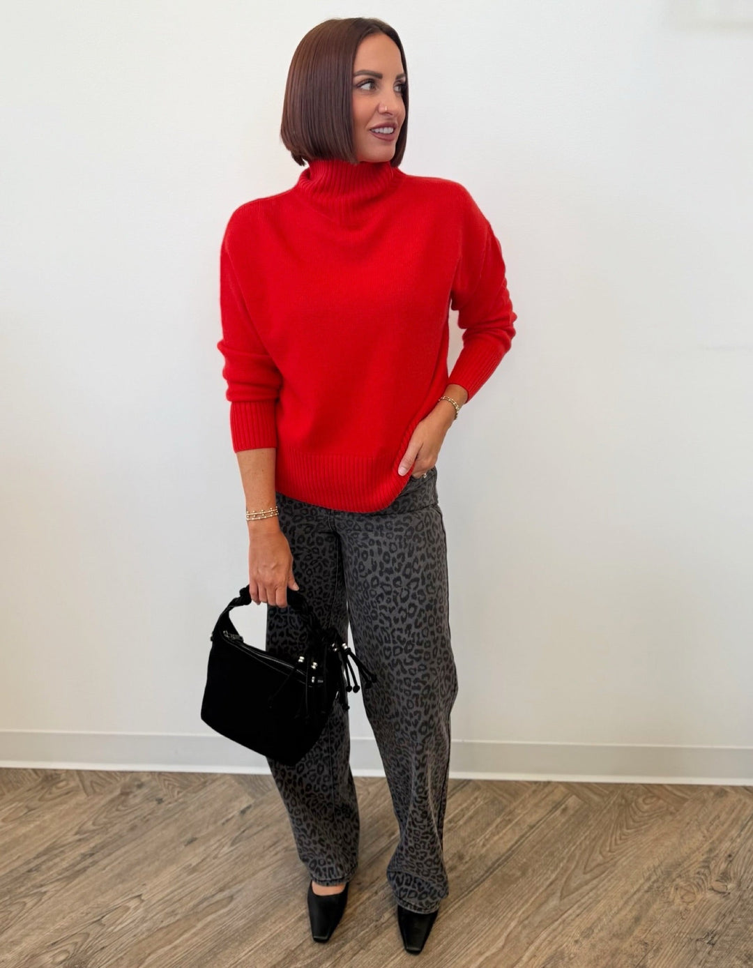 Keller Long Sleeve Mock Neck KnitSweater