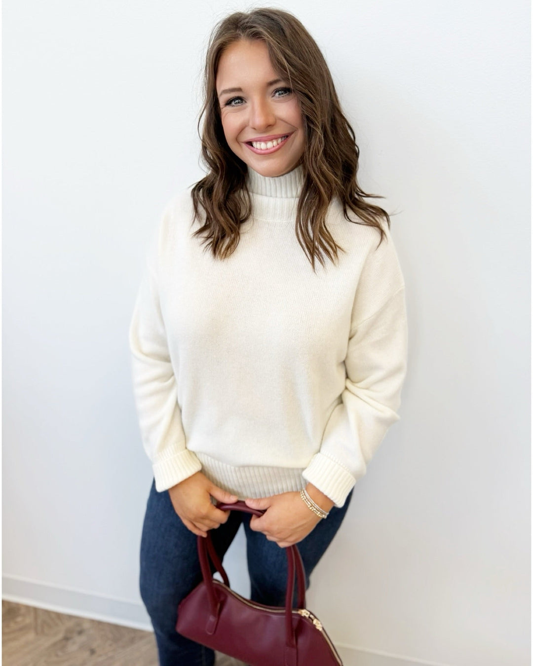 Keller Long Sleeve Mock Neck KnitSweater