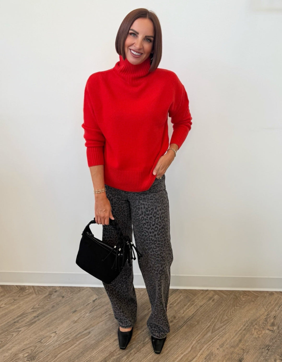 Keller Long Sleeve Mock Neck KnitSweater