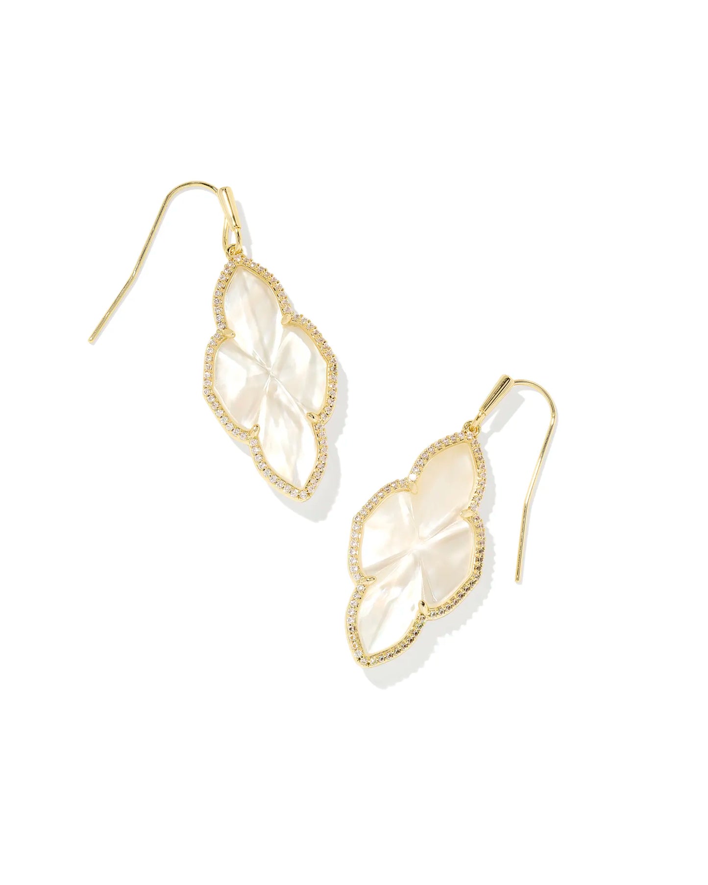 Kendra Scott Abbie Pave Frame Earrings