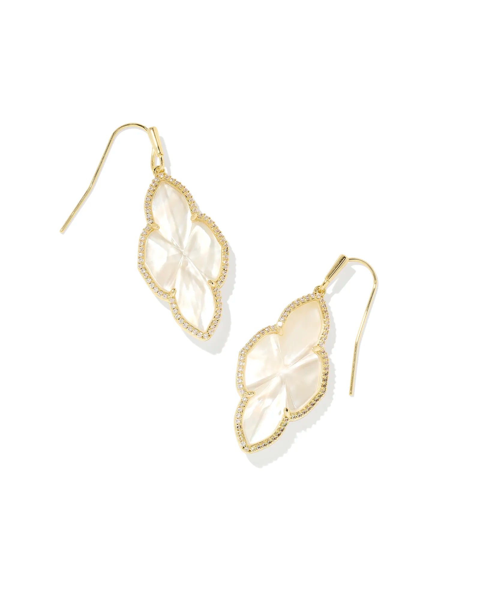 Kendra Scott Abbie Pave Frame Earringsframe earrings