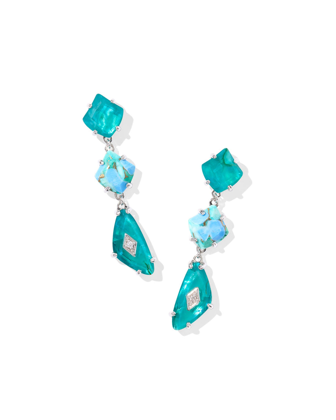 Kendra Scott Bianca Linear Earring SilverJewelry