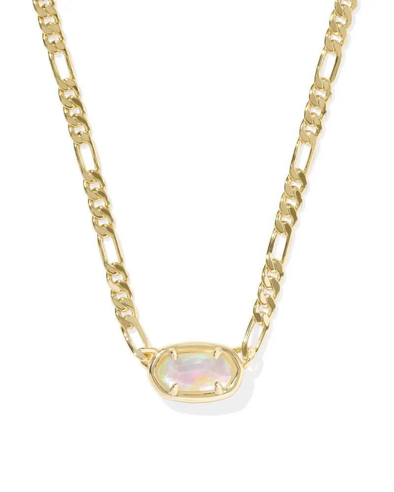 Kendra Scott Elisa Gold Figaro Chain Short Pendant NecklaceNecklace