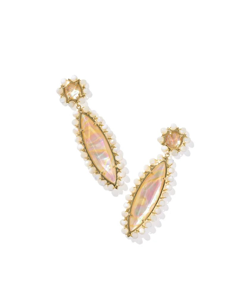 Kendra Scott Genevieve Gold Beaded Statement Earringsearring