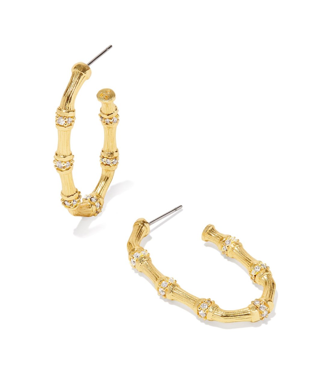 Kendra Scott Maura Bamboo Hoop EarringsHoop Earring