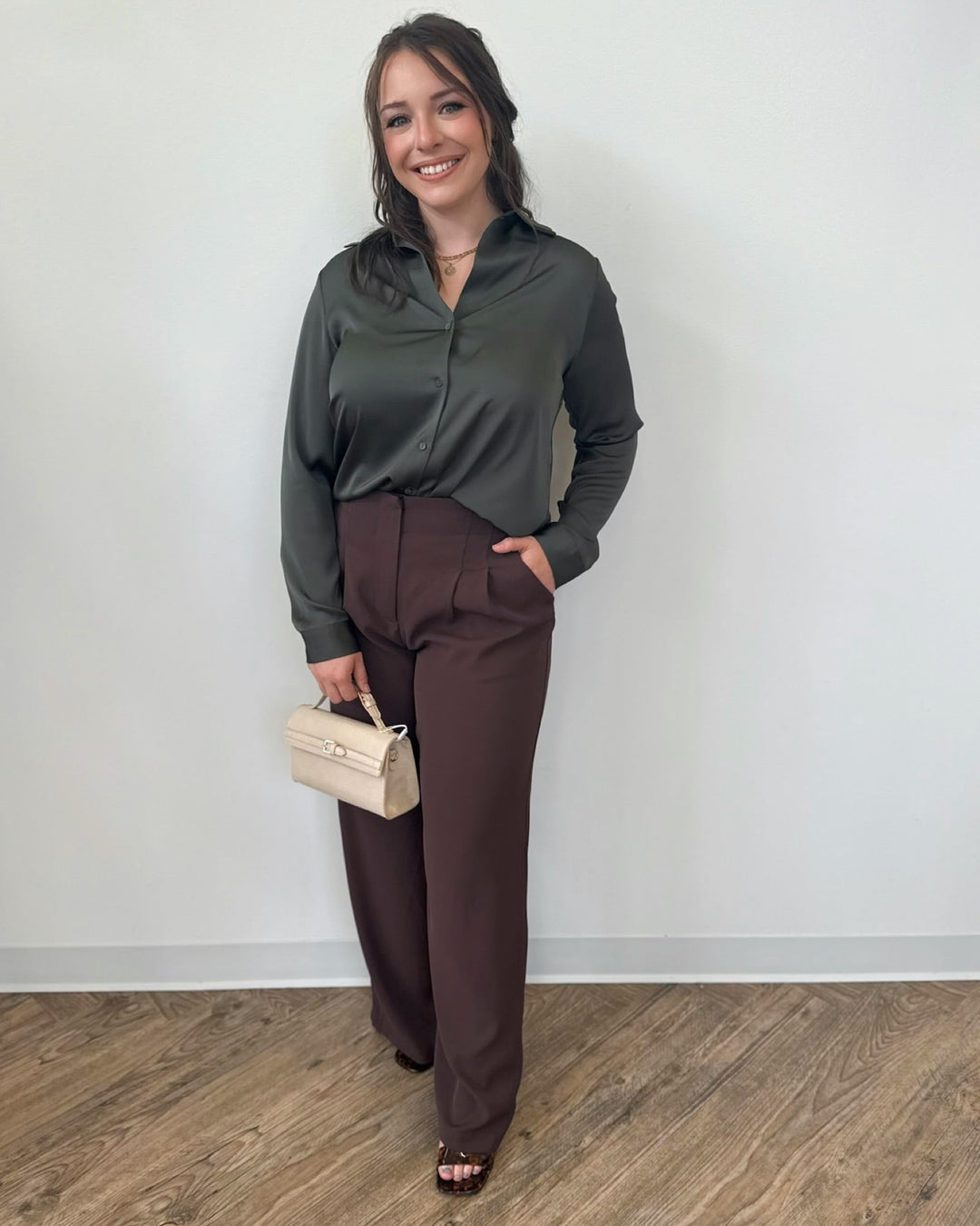 Kensington Long Sleeve Button Down BlouseBlouse