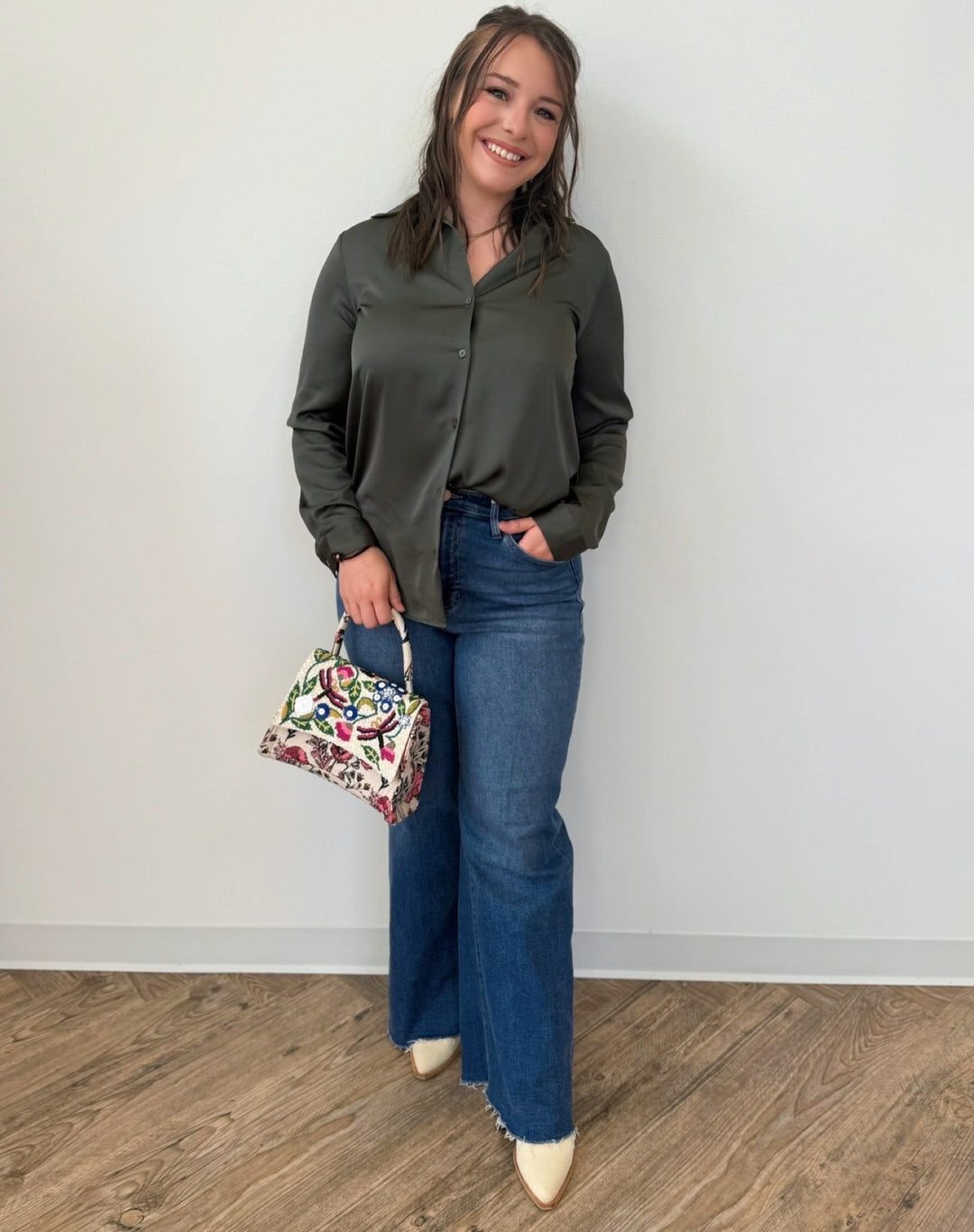 Kensington Long Sleeve Button Down BlouseBlouse