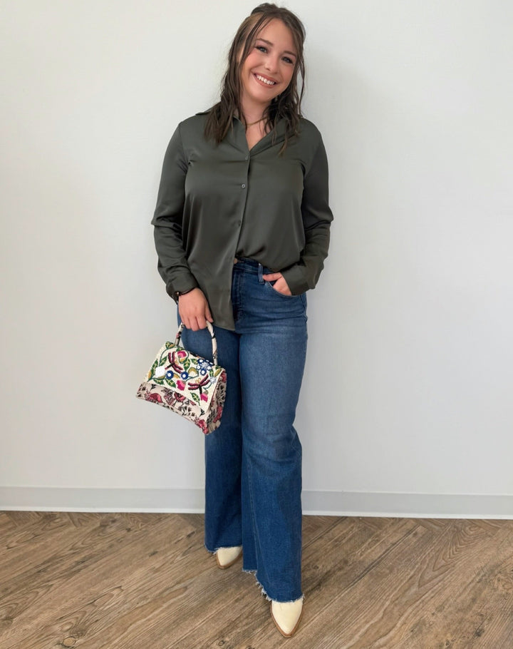 Kensington Long Sleeve Button Down BlouseBlouse