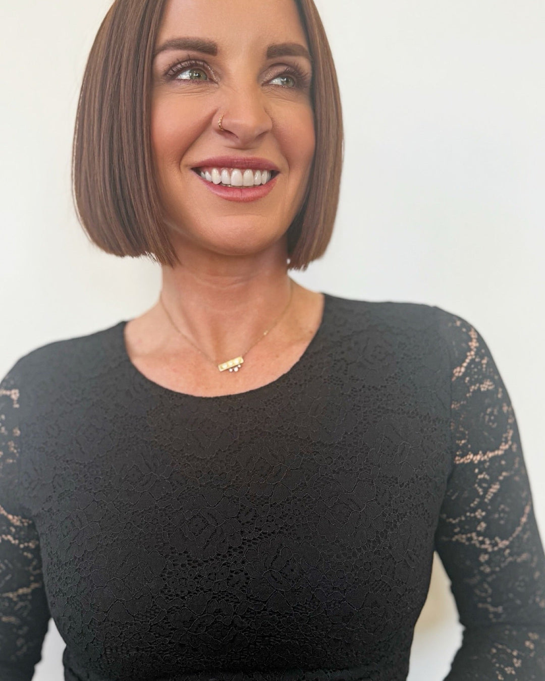 Kourtney Cropped Lace Top