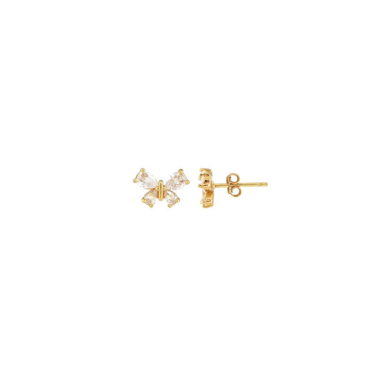 Kris Nations Butterfly Crystal Marquis Stud EarringStud