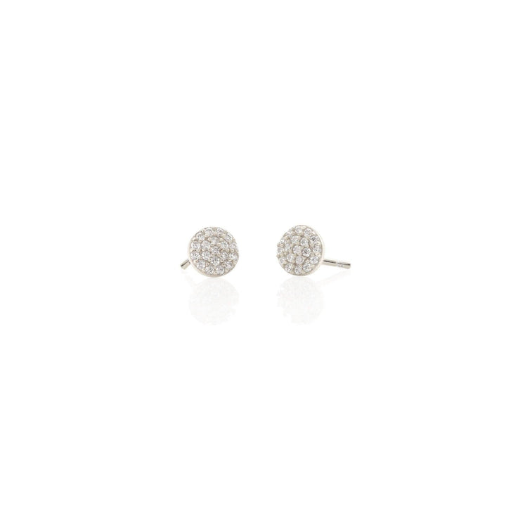 Kris Nations Round Crystal Stud EarringsE564-G