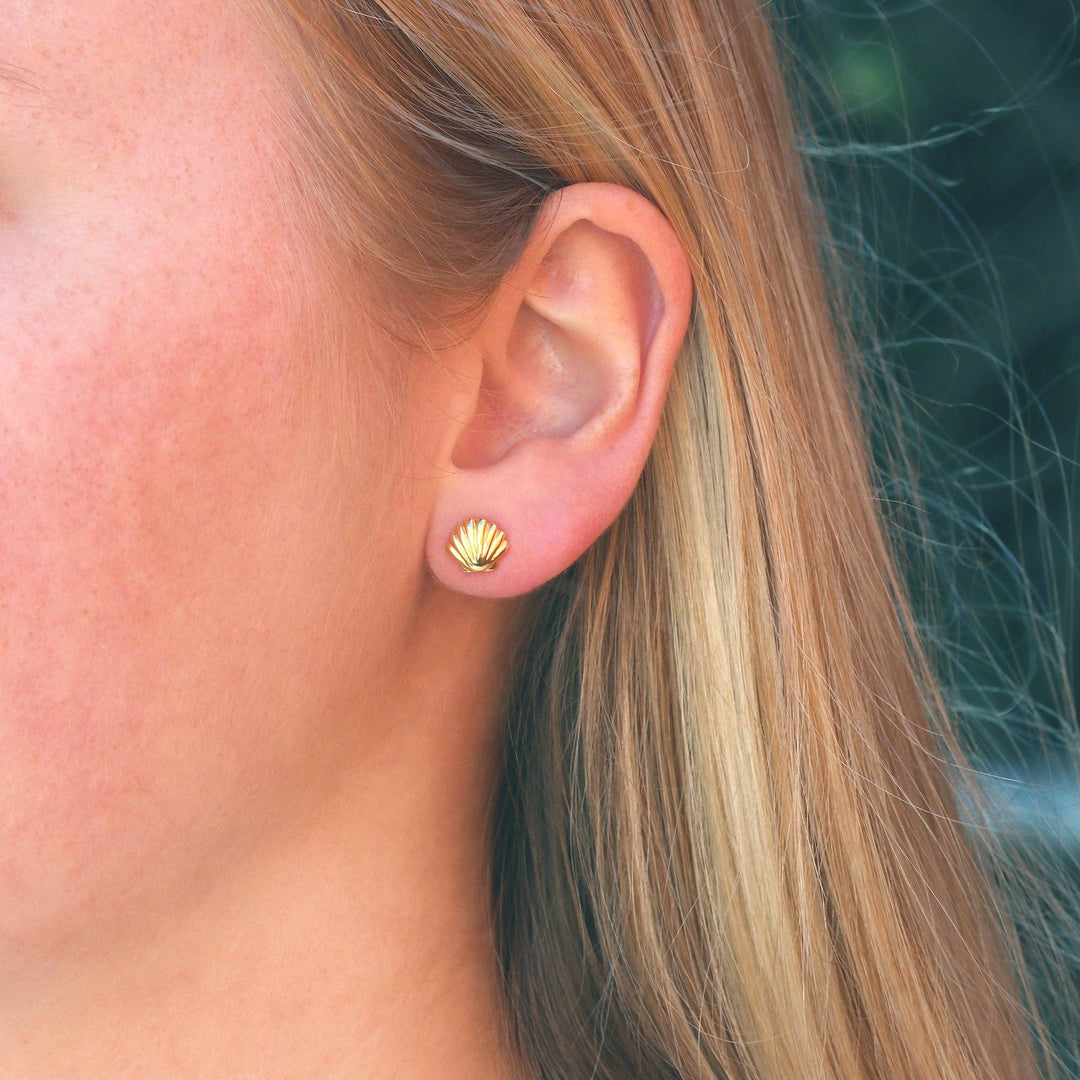 Kris Nations Seashell Stud EarringsearringE816-G
