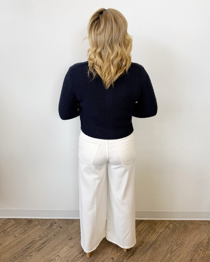 Kyla Knit Cardigan with Gold Buttonscardigan