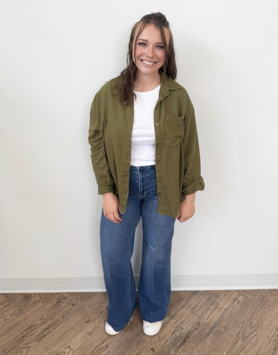 Kyler Linen Button Downbutton down shirt