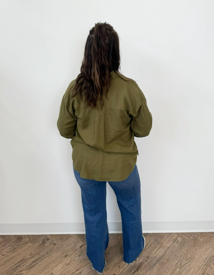 Kyler Linen Button Downbutton down shirt