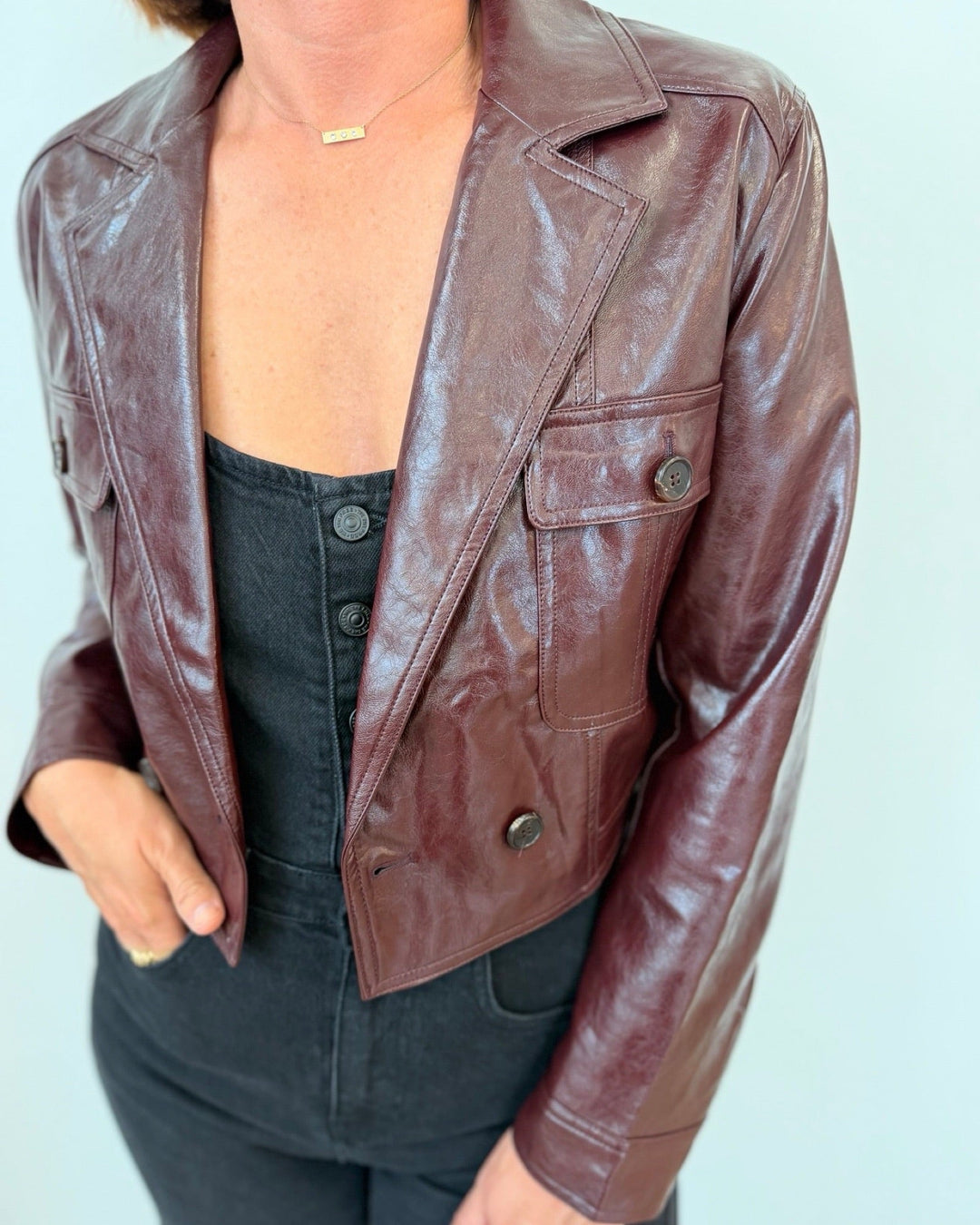 Lacey Moto Faux Leather Jacketmoto jacket