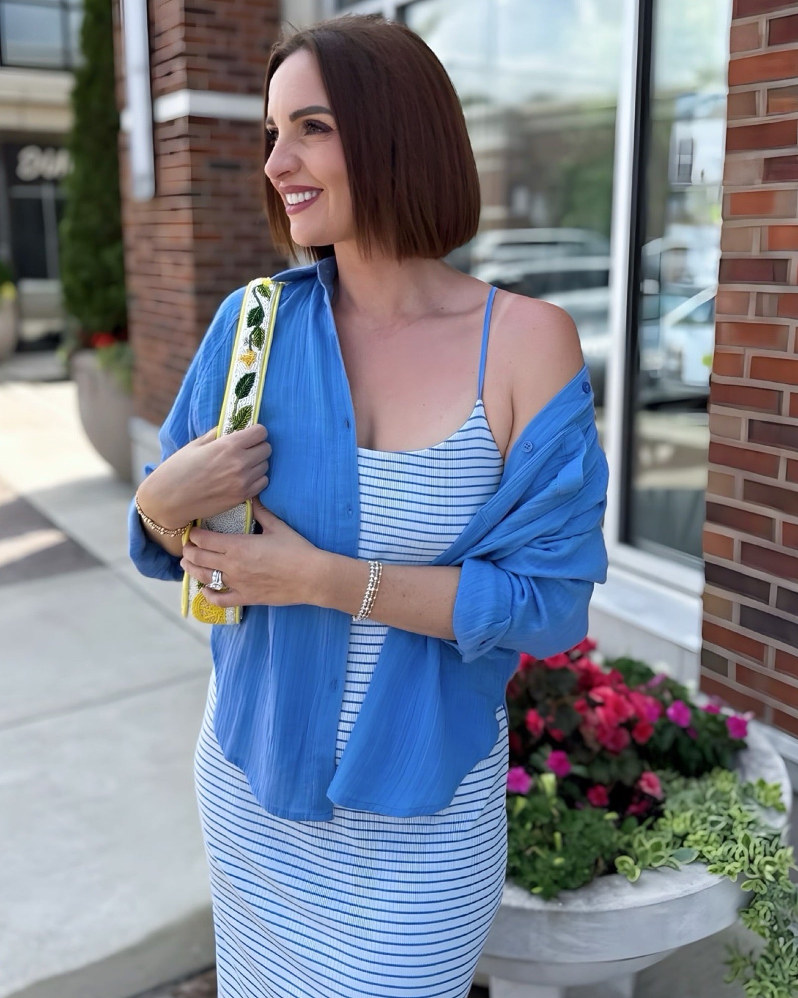Lacinda Summer Button TopTop