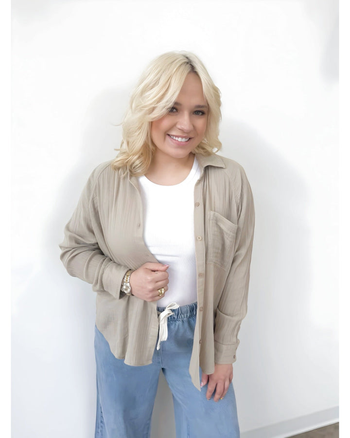 Lacinda Summer Button TopTop