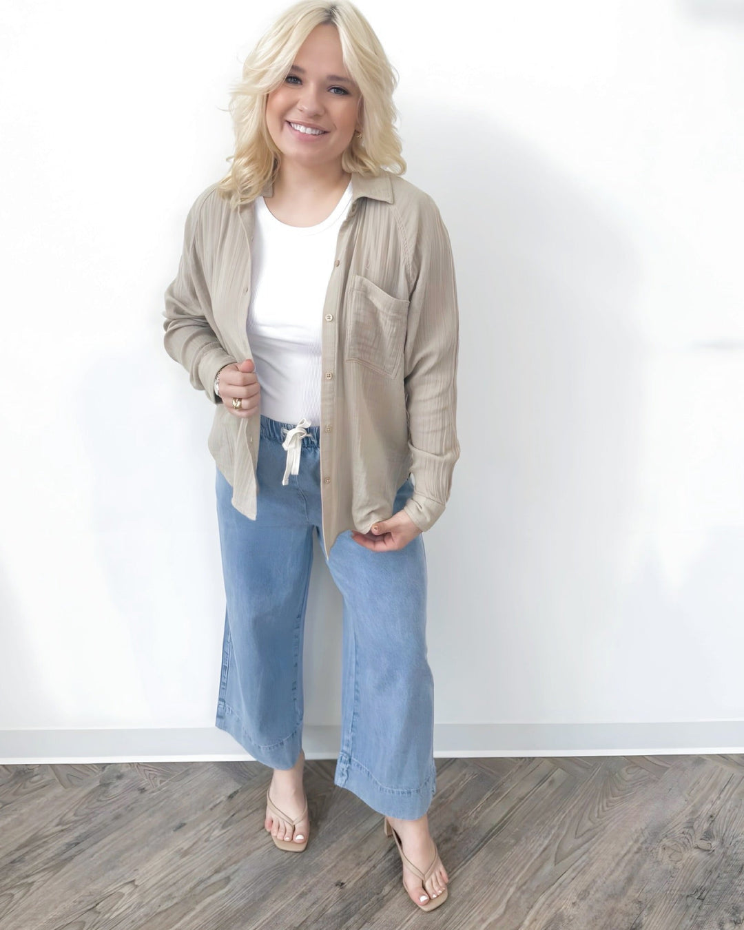Lacinda Summer Button TopTop
