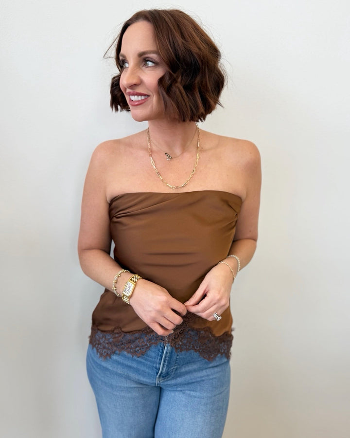 Laurel Lace Strapless topstrapless top