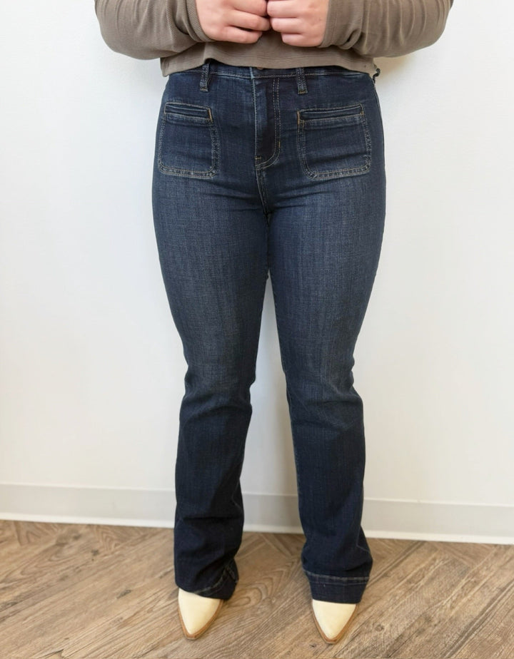 Leah Bootcut Jeans With Welt PocketsLM4369CH4
