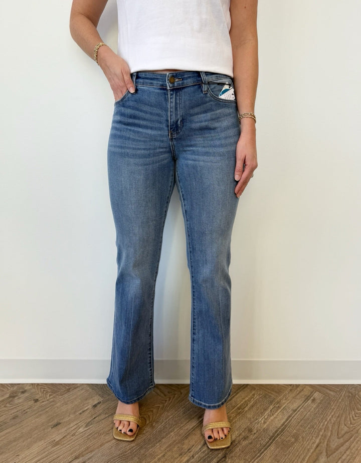 Leah High Rise Bootcut Denimdenim