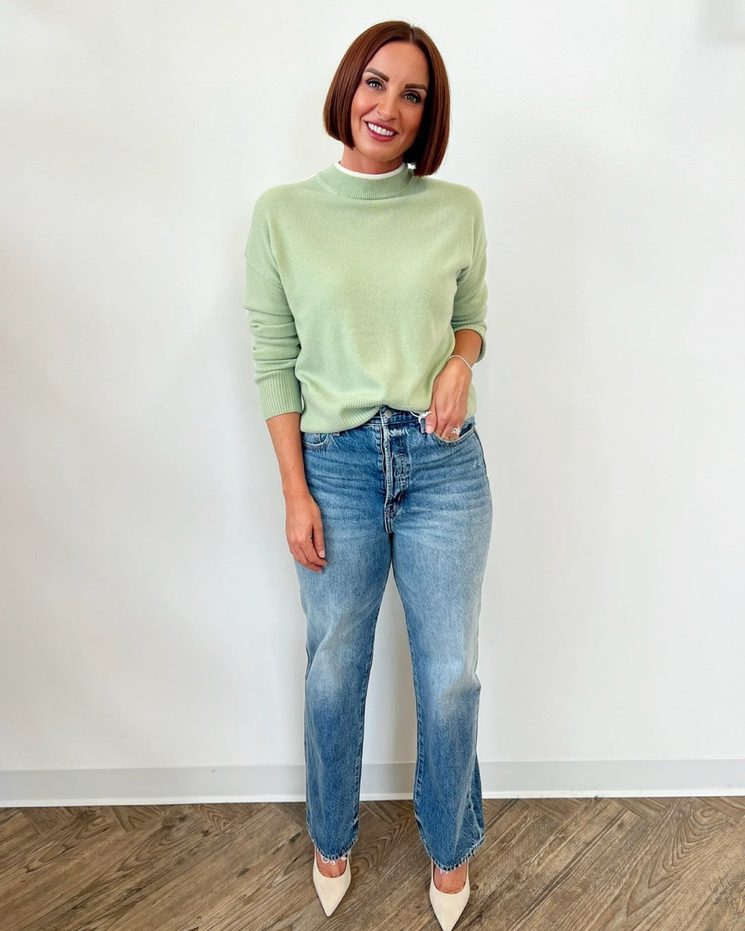 Lehani Mock Neck SweaterSweater