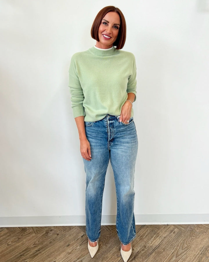 Lehani Mock Neck SweaterSweater