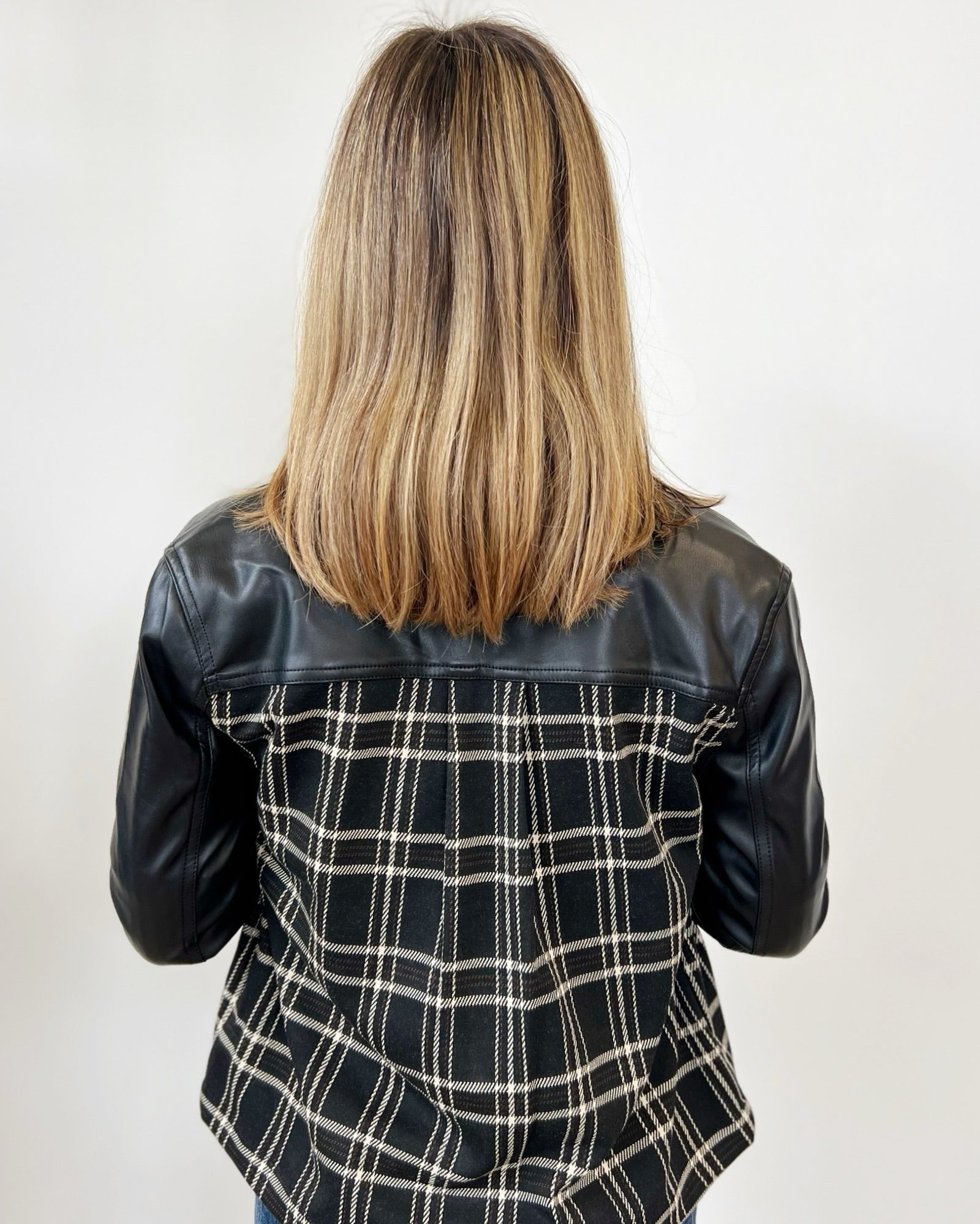 Lexi Jacket with Windowpane Detailjacket