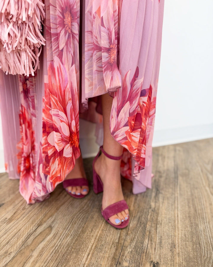 Lilia Strapless Pleated Maxi Dressmaxi dress