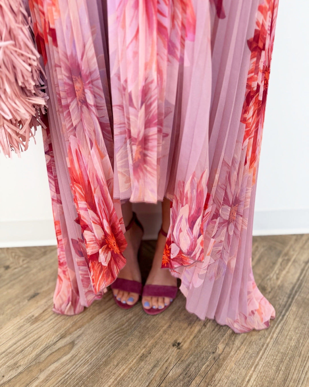 Lilia Strapless Pleated Maxi Dressmaxi dress