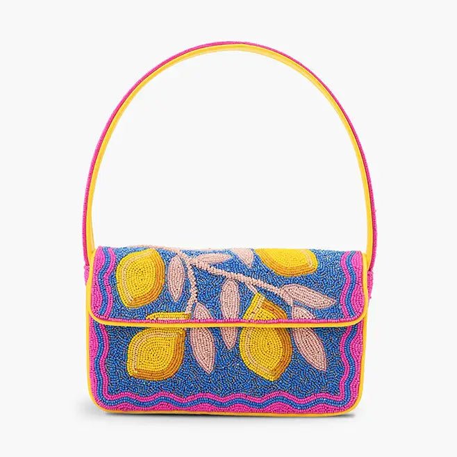 Limoncello Dream Hand Beaded Shoulder Baghandbag