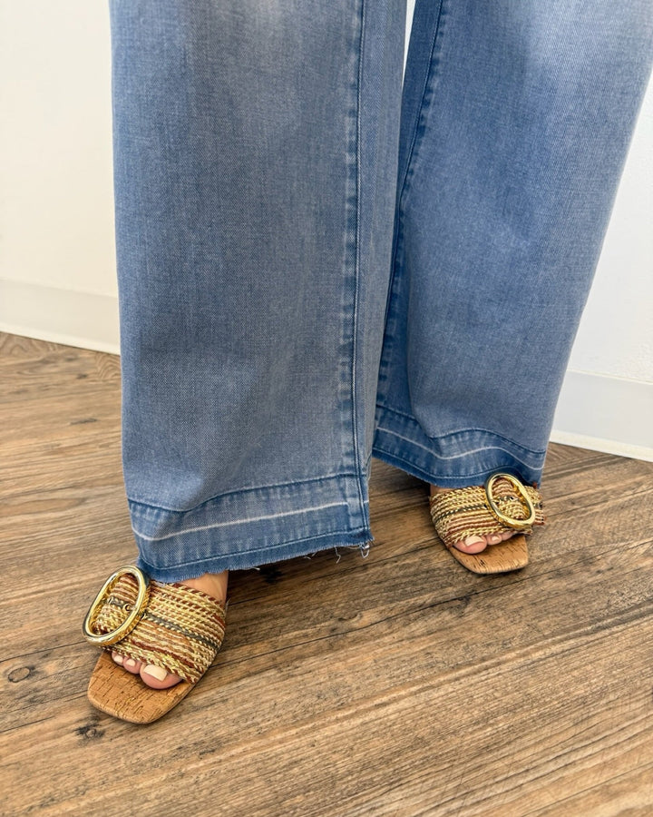 Liv Drawstring Wide Leg Jeanwide leg jeans