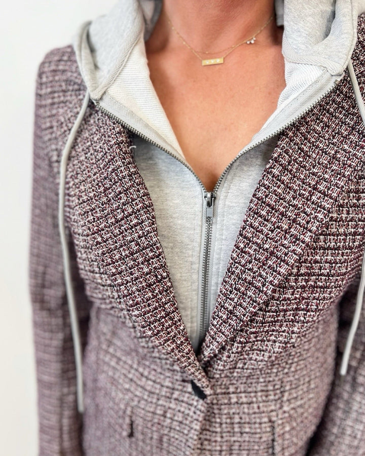Liverpool boyfriend blazer w/ removeable hoodLM1599TL48